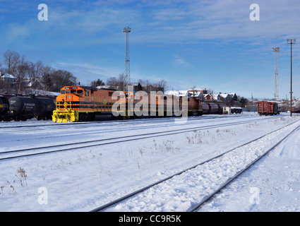 La rampa cantieri di Sudbury, Ontario Canada Foto Stock