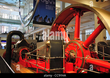 Ferriere mill motore al Museo della Scienza, Exhibition Road, Kensington, London, England, Regno Unito Foto Stock