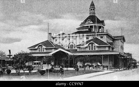 Città di mercato, San Antonio, Texas, circa 1905 Foto Stock