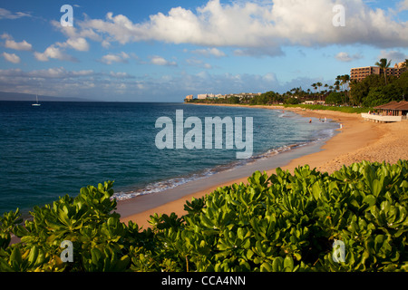 Kahekilli spiaggia di Kaanapali, Maui, Hawaii. Foto Stock