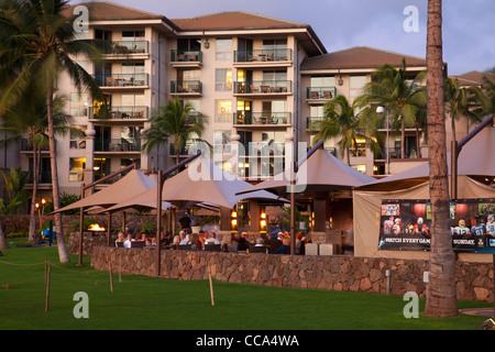 Il Westin Kaanapali, vicino a Spiaggia Kahekilli, Kaanapali di Maui, Hawaii. Foto Stock