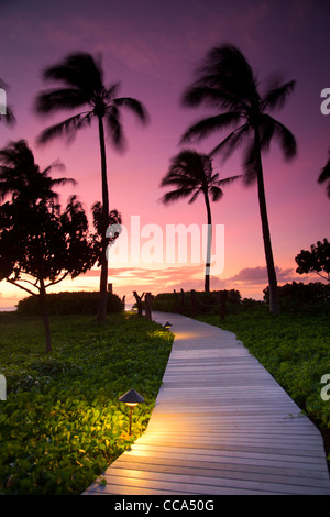 Di fronte al Westin Kaanapali e Kahekilli spiaggia di Kaanapali, Maui, Hawaii. Foto Stock