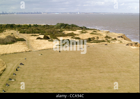 Viste della Naze, walton on Nase Foto Stock