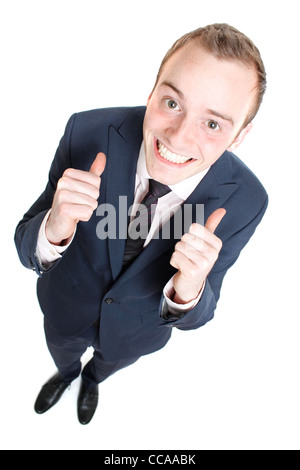 Happy business man Foto Stock