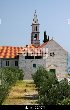 Monastero Francescano (Lady di Karmen Chiesa) vicino a Orebic, Croazia Foto Stock