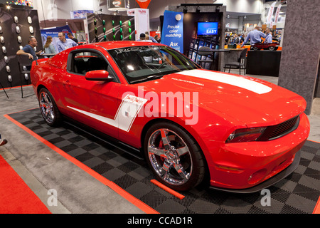 2012 Roush Barret-Jackson Ford Mustang sul display all'auto show Foto Stock