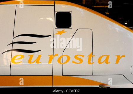 Il treno eurostar National Railway Museum york England Regno Unito Foto Stock