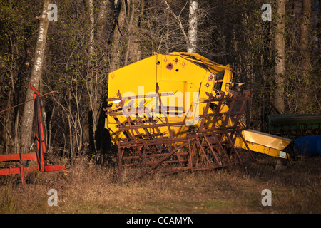 Vecchie macchine agricole Foto Stock