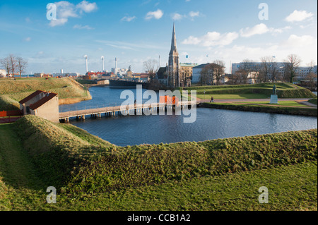 Fortezza di Kastellet in Copenhagen Foto Stock