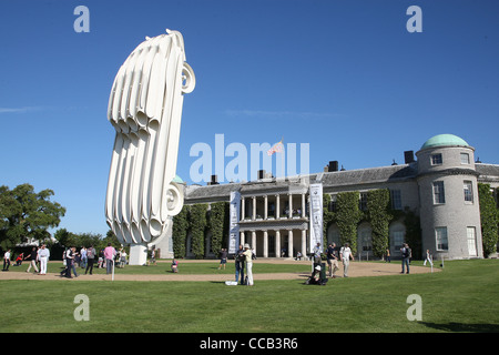 Goodwood Festival of Speed 2011, jaguar display centrale da Gerry Giuda Foto Stock