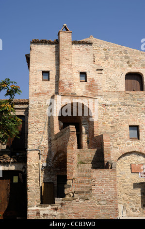 Italia, Basilicata, Aliano, casa con gli occhi Foto Stock