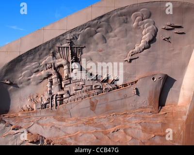 Memoriale di USS San Diego, San Diego, California, Stati Uniti d'America Foto Stock