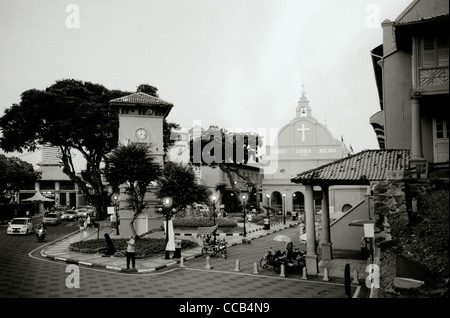La Chiesa di Cristo in Piazza Olandese in Malacca Malacca in Malesia in Estremo Oriente Asia sud-orientale. Cultura Travel Foto Stock