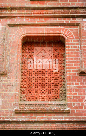 Progettazioni di mattoni, Vittoriano "Massey la follia dell' edificio in mattoni di Thomas Hackett Massey, Rettore di Farringdon, Hampshire, Inghilterra, Foto Stock