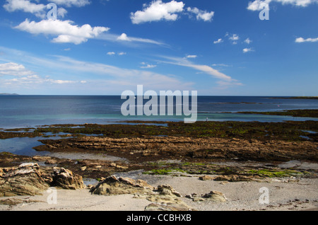 New Scenic 5 posti costa lungo Hannefore Beach a Looe, Cornwall, Regno Unito Foto Stock