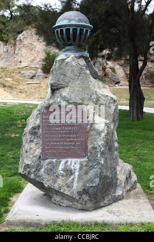 Memoriale di Sir John Forrest a Fremantle, WA, Australia. Foto Stock