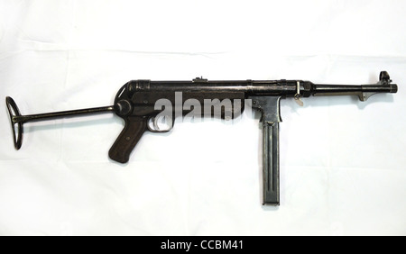 MP 40 tedesco 9mm 1940 mitragliatore Foto Stock