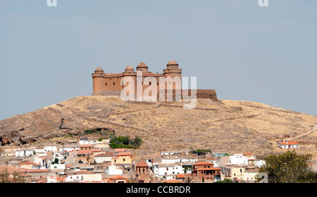 La Calahorra Castello, Provincia di Granada, Andalusia, Spagna Foto Stock