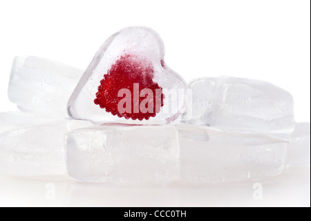 Cuore congelato Foto Stock