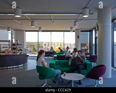 Agostino house adp canterbury settembre 2009 terzo piano cafe bar Foto Stock