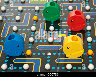 Vintage anni ottanta Pac-Man board game versione del classico gioco arcade di Namco Foto Stock