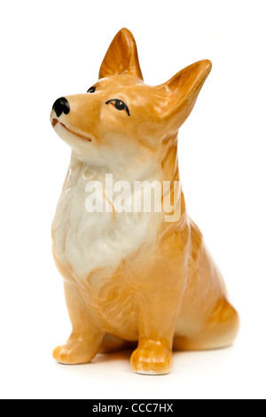 Anni Cinquanta Sylvac cane Corgi figurina n. 3128 Foto Stock