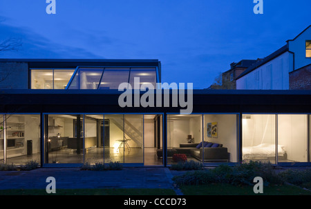 Hamstead Lane, Duggan Morris Architects, vista tramonto Foto Stock