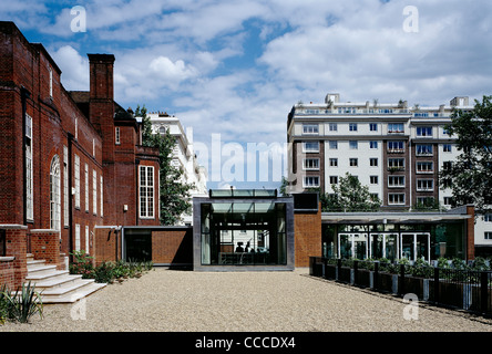 Royal Geographical Society estensione, Londra, Regno Unito, studio downie, 2004. Foto Stock