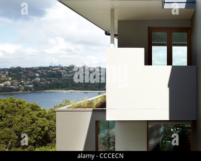 Casa in Manley, Sydney, Australia, assemblando - Peter Chivers architetto, office, paesaggio Foto Stock