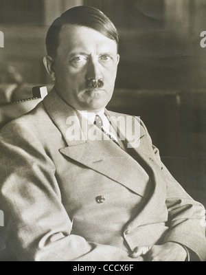 Adolf Hitler (1889-1945). Leader della nazionale socialista tedesco Partito dei lavoratori. La fotografia. Foto Stock