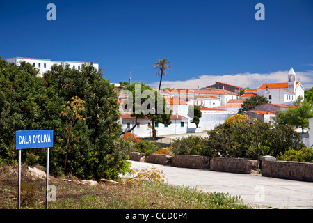 Cala d'oliva, l'isola dell'Asinara, Porto Torres, in Sardegna, Italia, Europa Foto Stock