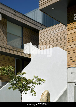 Boomerang case sulla Spiaggia Collins Turner Architetti Foto Stock