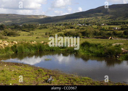 Dintorni di Lough Melvin, nella Contea di Leitrim, Connacht, Irlanda, Europa. Foto Stock