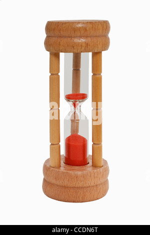 Detailansicht einer Sanduhr | Dettaglio foto di un vetro di sabbia Foto Stock
