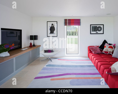 Mclean Quinlan Architects data 09/2009 Sala TV Foto Stock