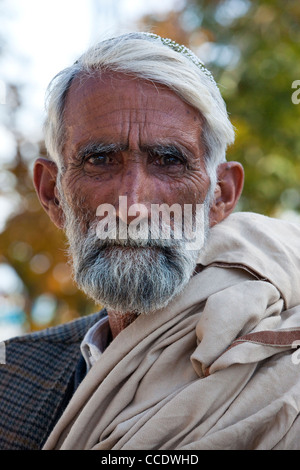 Uomo anziano, Murree, Provincia del Punjab, Pakistan Foto Stock