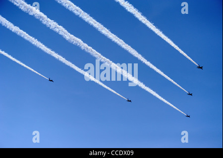 Air Force team acrobatico air show Foto Stock