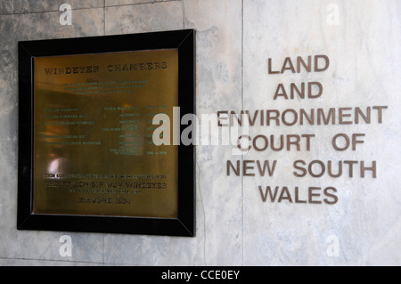 Uffici del Land and Environment Court del New South Wales a George Street, Sydney, Australia Foto Stock