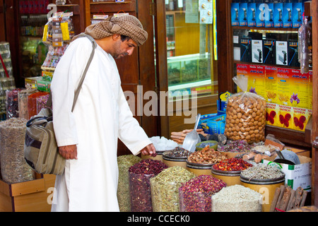 Il Bazar delle Spezie, Dubai Foto Stock