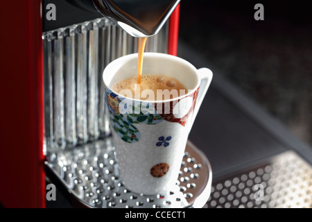 Freschi di caffè espresso Foto Stock