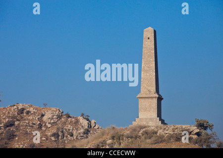 Il Brigadiere Generale John Nicholson obelisco, Margalla nella provincia del Punjab, Pakistan Foto Stock