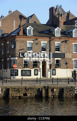 Il pub lowther Cumberland Street, York England Regno Unito Foto Stock