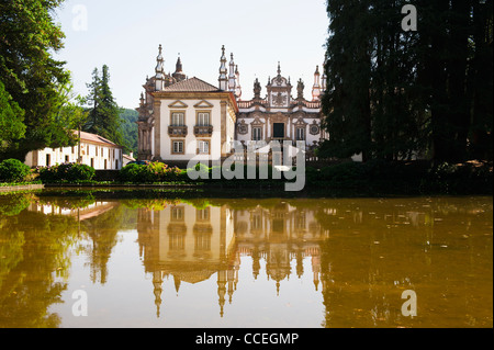 Casa de Mateus manor, Mateus, Tras-Os-Montes, Portogallo Foto Stock