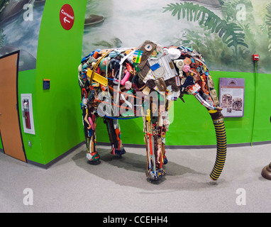 Artie l'elefante della statua, Please Touch Museum , Philadelphia, Pennsylvania, STATI UNITI D'AMERICA Foto Stock