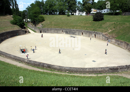 L'Anfiteatro romano di Treviri è stato costruito circa cento anni dopo Cristo Foto Stock