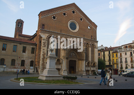 Piazza San Lorenzo centro di Vicenza Veneto Italia del nord Europa Foto Stock