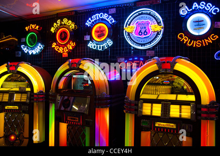 Jukebox in vendita Foto Stock