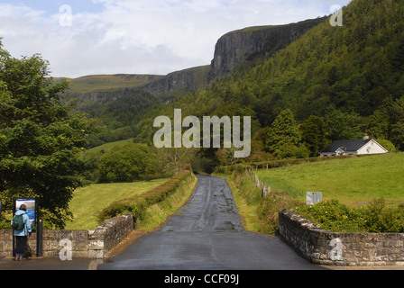 Valle Glencar, nella Contea di Leitrim, Connacht, Irlanda, Europa. Foto Stock