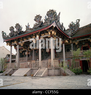 Il Khoo Clanhouse Khoo Kongsi di George Town in Penang Island in Malesia in Estremo Oriente Asia sud-orientale. La cultura cinese storia Viaggi di architettura Foto Stock