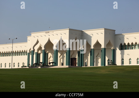 Il Diwan Emiri o emiro del palazzo a Doha, in Qatar Foto Stock